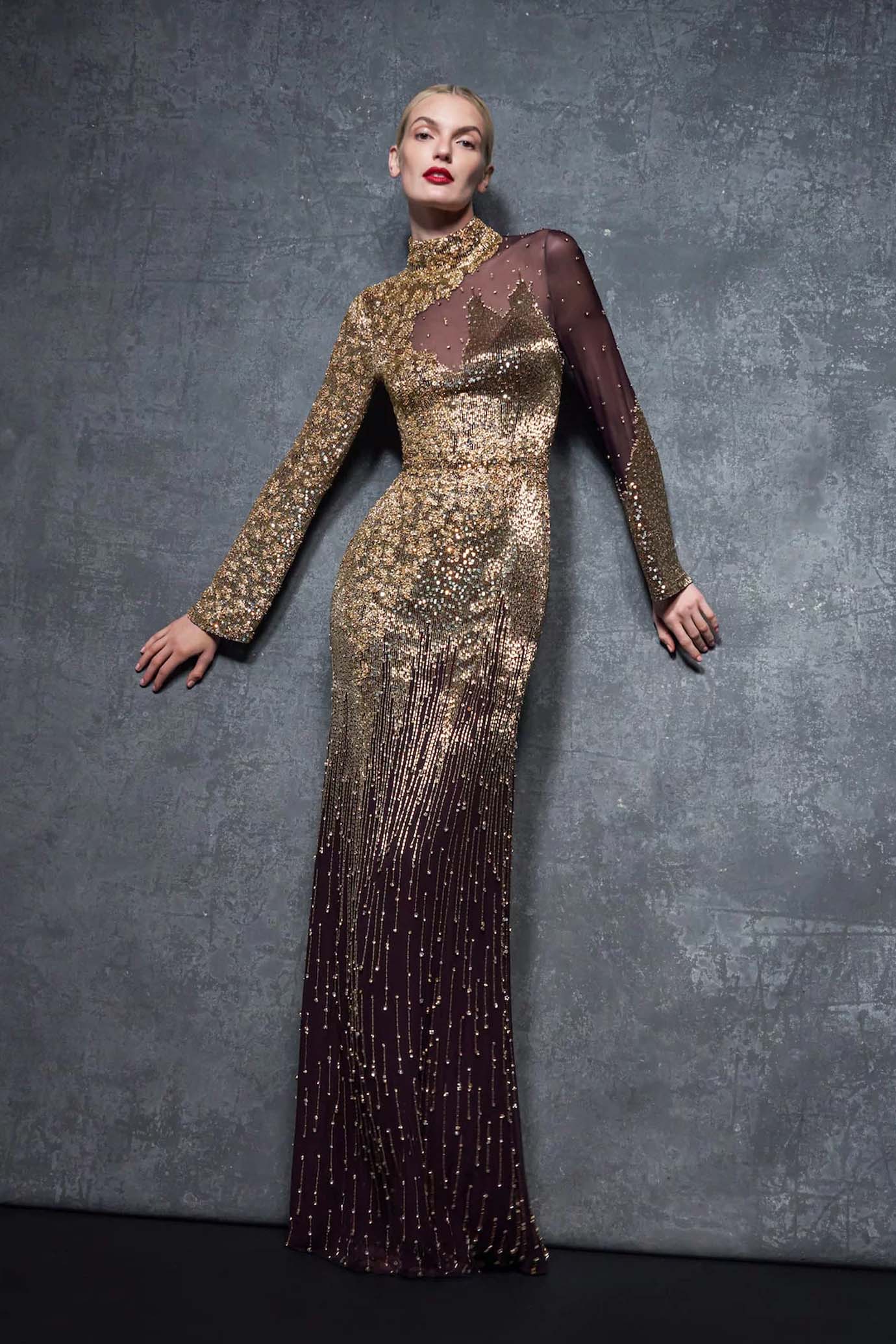 Embellished Starman Gown