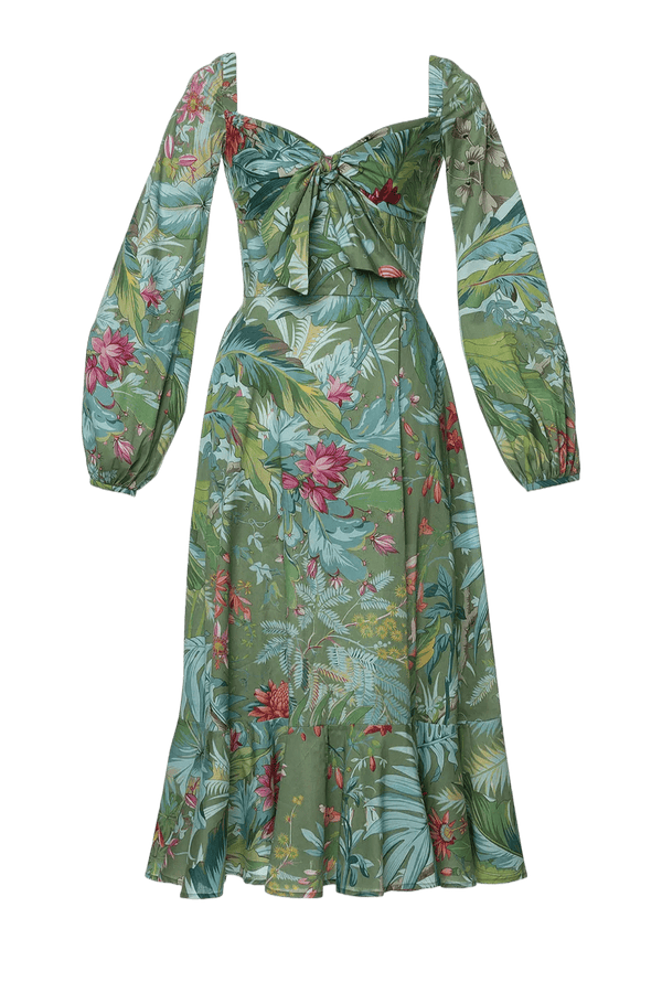Jungle Fever Dress - ALBOUSHIYA - district 5 - dubai - riyadh - abaya - dresses - designers - evening wear - luxury - elegance - craftsmanship - gowns - cocktail dresses - collections - georges