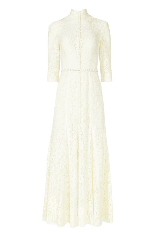 Junia Corded Lace Gown - ALBOUSHIYA - district 5 - dubai - riyadh - abaya - dresses - designers - evening wear - luxury - elegance - craftsmanship - gowns - cocktail dresses - collections - georges