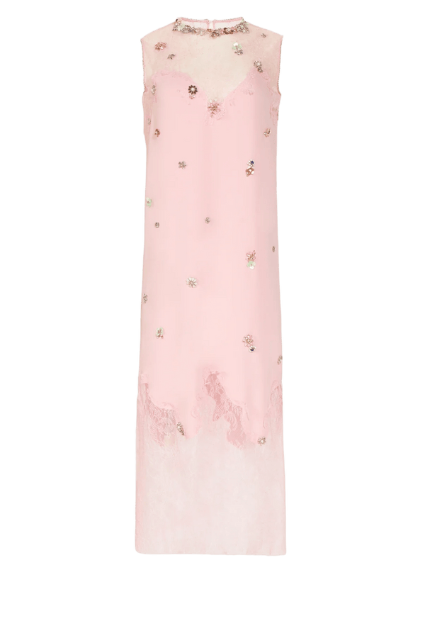 Keeva Crystal Crepe Dress - ALBOUSHIYA - district 5 - dubai - riyadh - abaya - dresses - designers - evening wear - luxury - elegance - craftsmanship - gowns - cocktail dresses - collections - georges