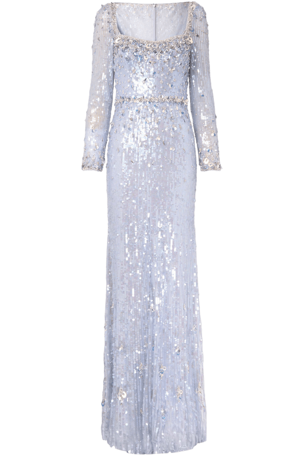 Kestra Beaded Gown - ALBOUSHIYA - district 5 - dubai - riyadh - abaya - dresses - designers - evening wear - luxury - elegance - craftsmanship - gowns - cocktail dresses - collections - georges