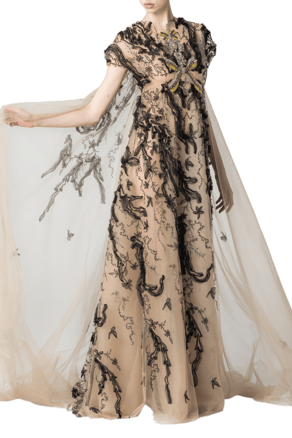 Kruger Dress - ALBOUSHIYA - district 5 - dubai - riyadh - abaya - dresses - designers - evening wear - luxury - elegance - craftsmanship - gowns - cocktail dresses - collections - georges