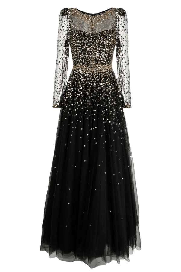 Kuda Embellished Gown - ALBOUSHIYA - district 5 - dubai - riyadh - abaya - dresses - designers - evening wear - luxury - elegance - craftsmanship - gowns - cocktail dresses - collections - georges