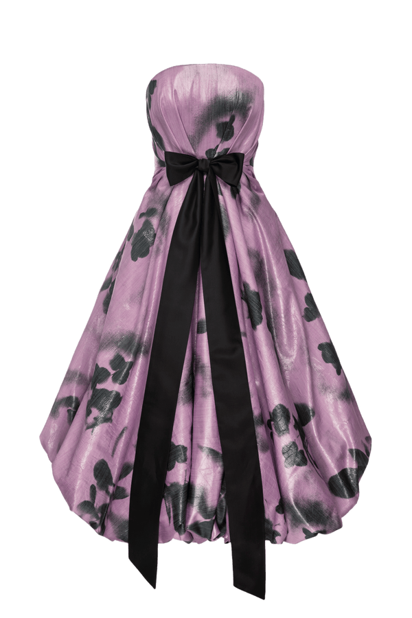 Lavender Dress - ALBOUSHIYA - district 5 - dubai - riyadh - abaya - dresses - designers - evening wear - luxury - elegance - craftsmanship - gowns - cocktail dresses - collections - georges