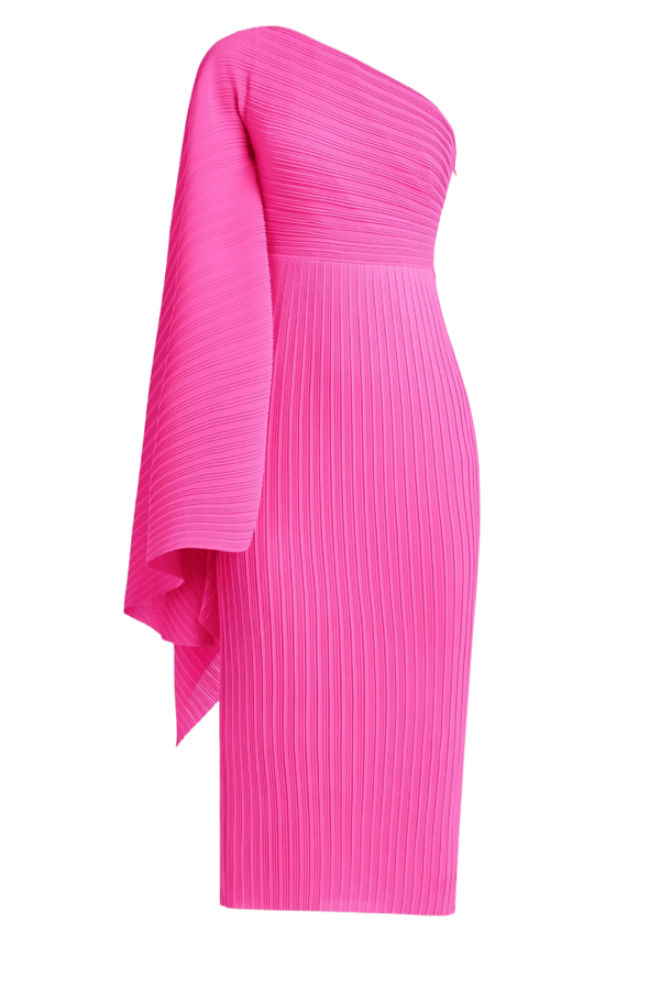 Lenna Midi Dress - ALBOUSHIYA - district 5 - dubai - riyadh - abaya - dresses - designers - evening wear - luxury - elegance - craftsmanship - gowns - cocktail dresses - collections - georges