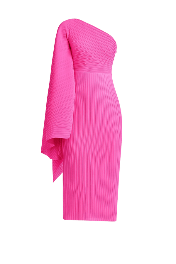 Lenna Midi Dress - ALBOUSHIYA - district 5 - dubai - riyadh - abaya - dresses - designers - evening wear - luxury - elegance - craftsmanship - gowns - cocktail dresses - collections - georges