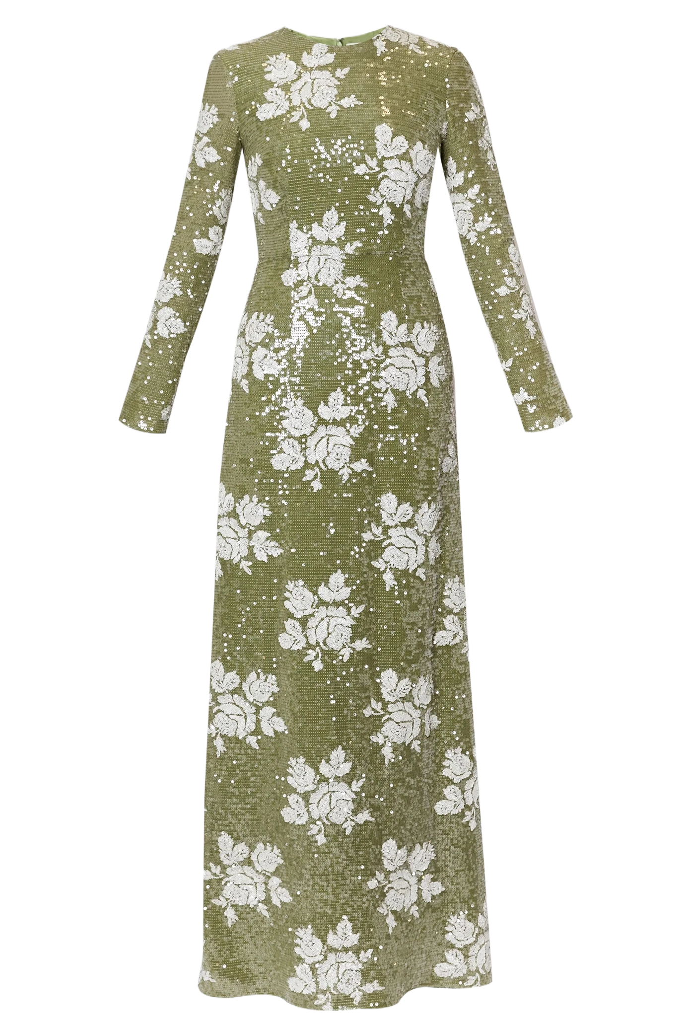 Long Sleeve A-line Evening Gown