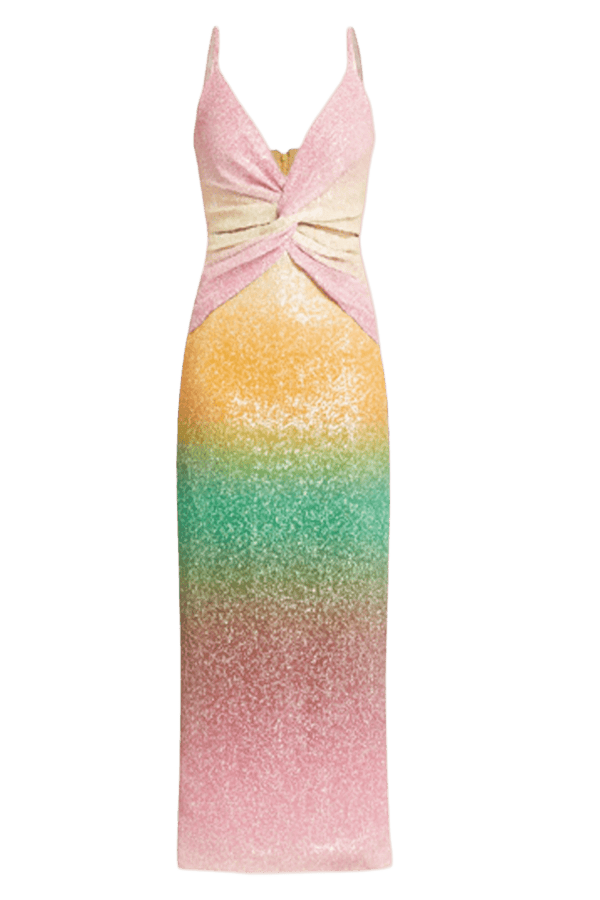 Melliora Sleeveless Sequin Ombre Dress - ALBOUSHIYA - district 5 - dubai - riyadh - abaya - dresses - designers - evening wear - luxury - elegance - craftsmanship - gowns - cocktail dresses - collections - georges