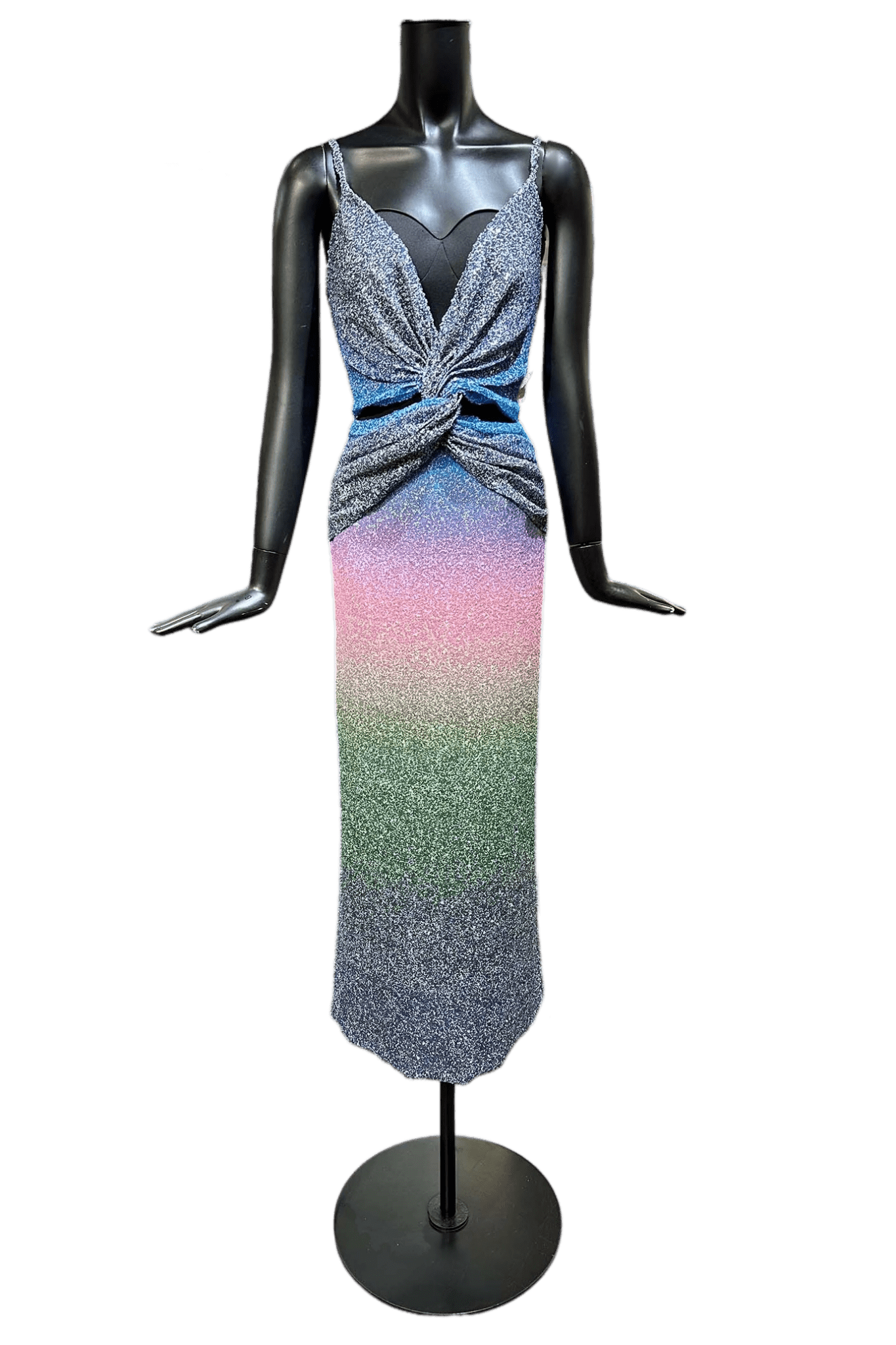 Melliora Sleeveless Sequin Ombre Dress - ALBOUSHIYA - district 5 - dubai - riyadh - abaya - dresses - designers - evening wear - luxury - elegance - craftsmanship - gowns - cocktail dresses - collections - georges