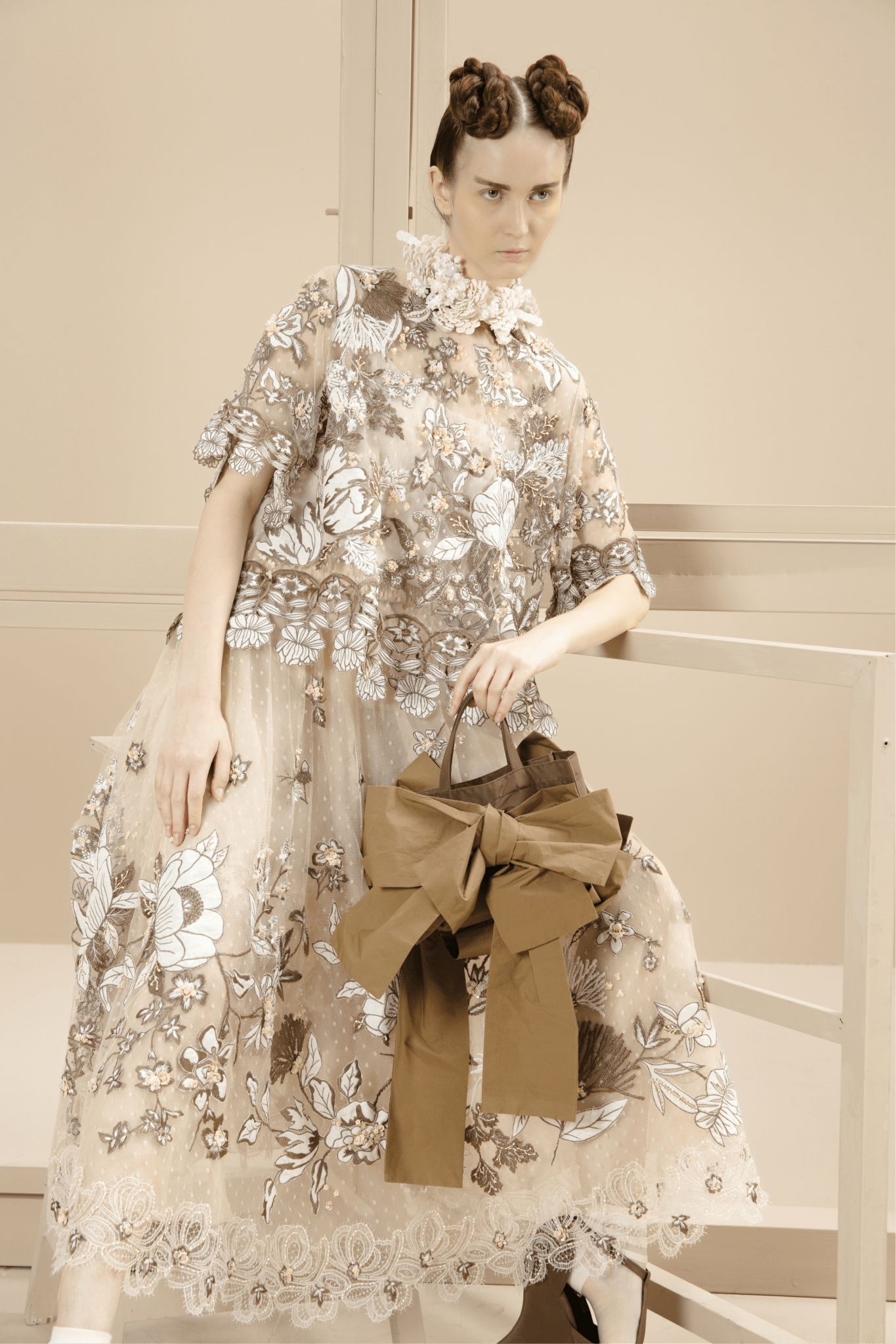Misty Skirt - ALBOUSHIYA - district 5 - dubai - riyadh - abaya - dresses - designers - evening wear - luxury - elegance - craftsmanship - gowns - cocktail dresses - collections - georges