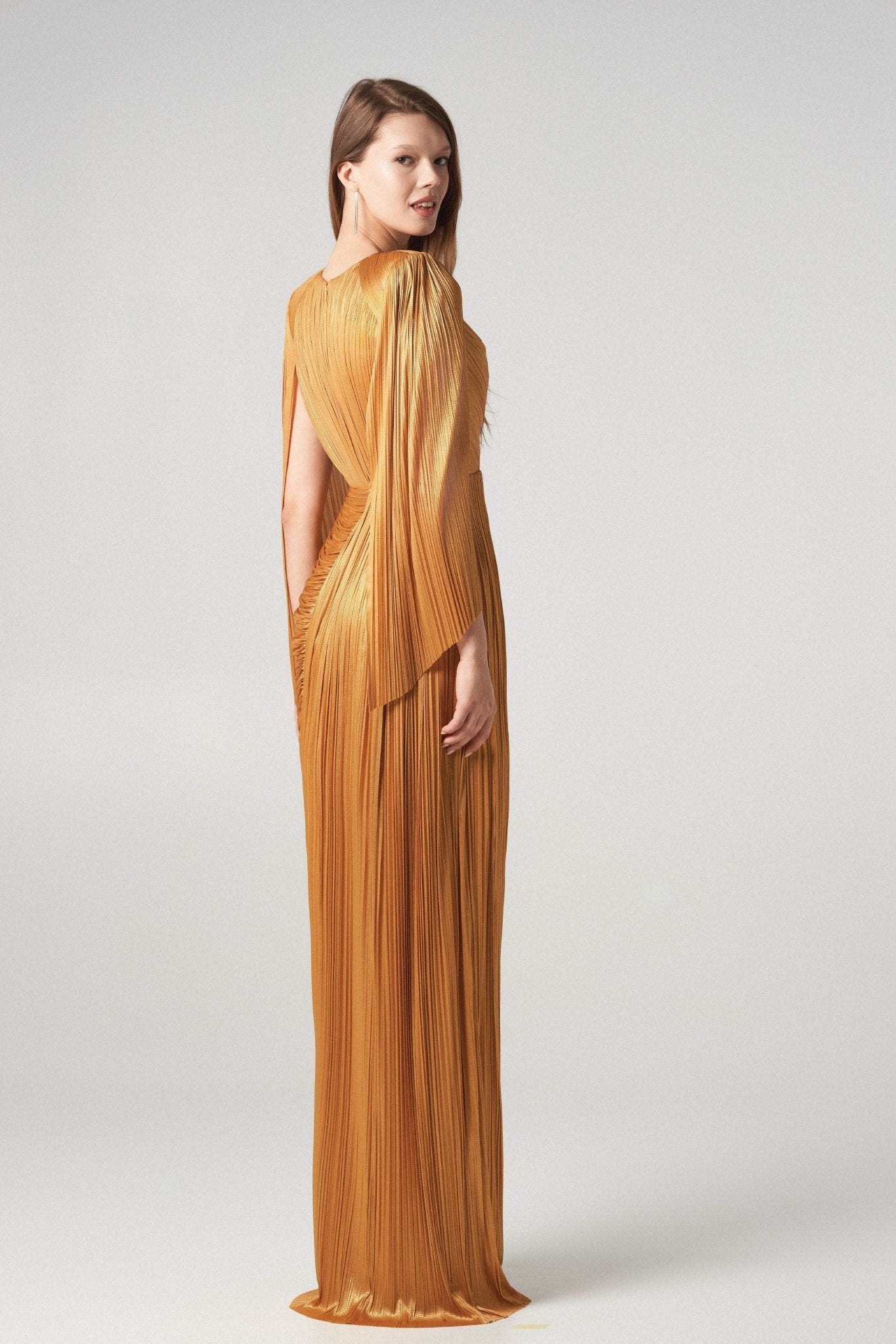 Monika Dress - ALBOUSHIYA - district 5 - dubai - riyadh - abaya - dresses - designers - evening wear - luxury - elegance - craftsmanship - gowns - cocktail dresses - collections - georges