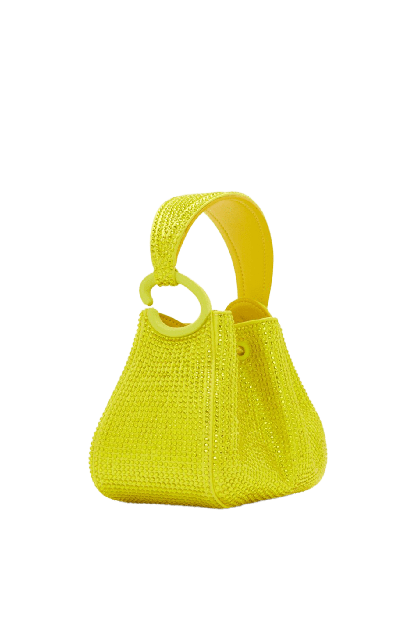 O Handle Crystal Pave Nano Bag - ALBOUSHIYA - district 5 - dubai - riyadh - abaya - dresses - designers - evening wear - luxury - elegance - craftsmanship - gowns - cocktail dresses - collections - georges