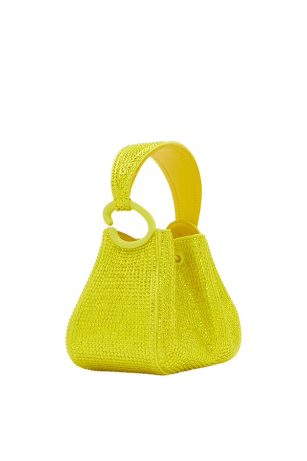 O Handle Crystal Pave Nano Bag - ALBOUSHIYA - district 5 - dubai - riyadh - abaya - dresses - designers - evening wear - luxury - elegance - craftsmanship - gowns - cocktail dresses - collections - georges