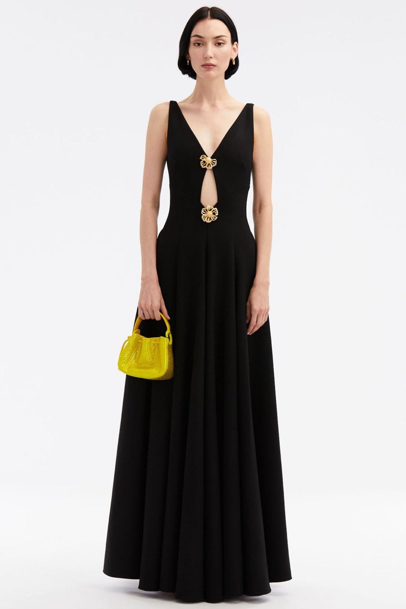 O Handle Crystal Pave Nano Bag - ALBOUSHIYA - district 5 - dubai - riyadh - abaya - dresses - designers - evening wear - luxury - elegance - craftsmanship - gowns - cocktail dresses - collections - georges