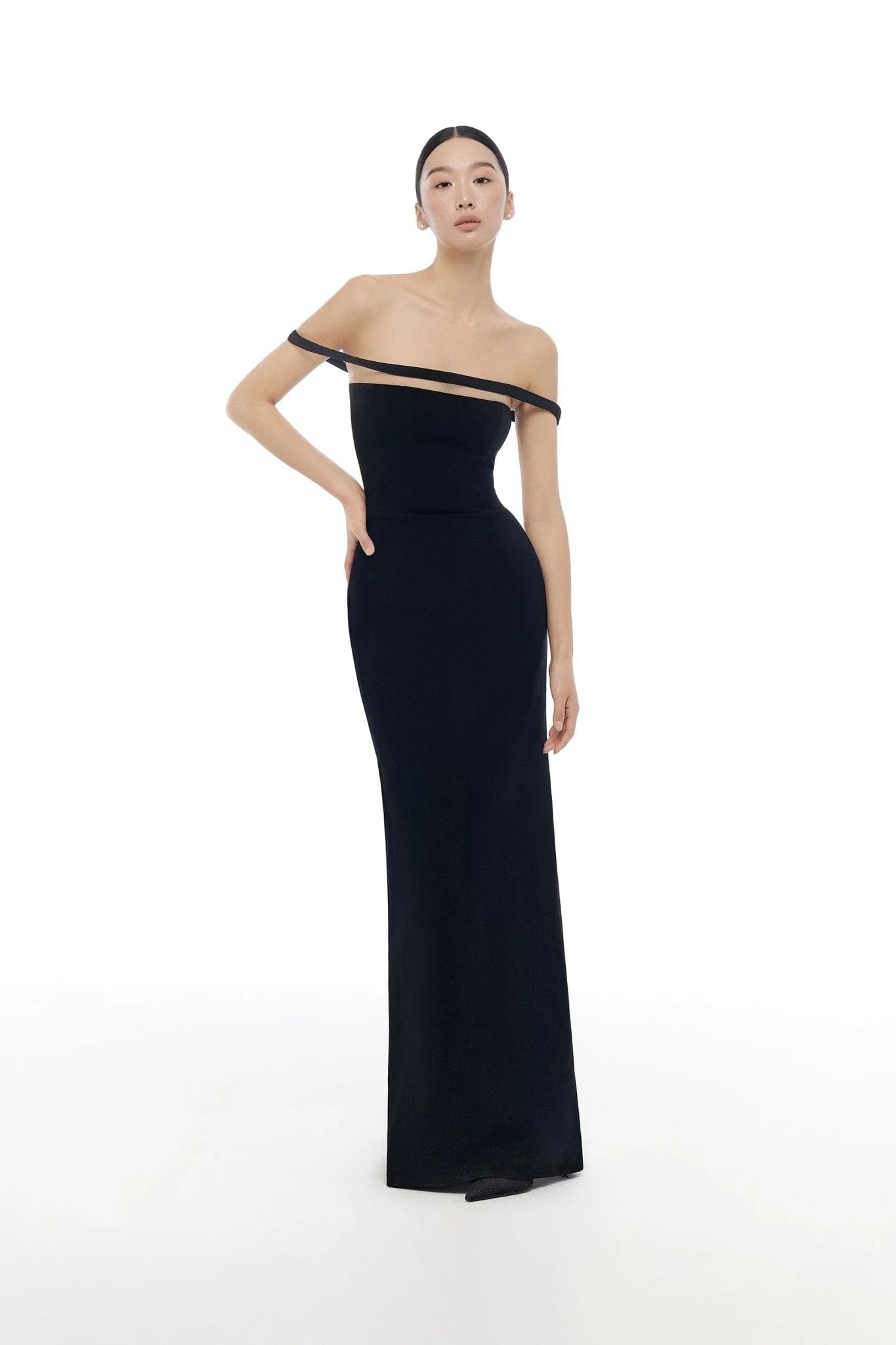 Orbit Dress - ALBOUSHIYA - district 5 - dubai - riyadh - abaya - dresses - designers - evening wear - luxury - elegance - craftsmanship - gowns - cocktail dresses - collections - georges