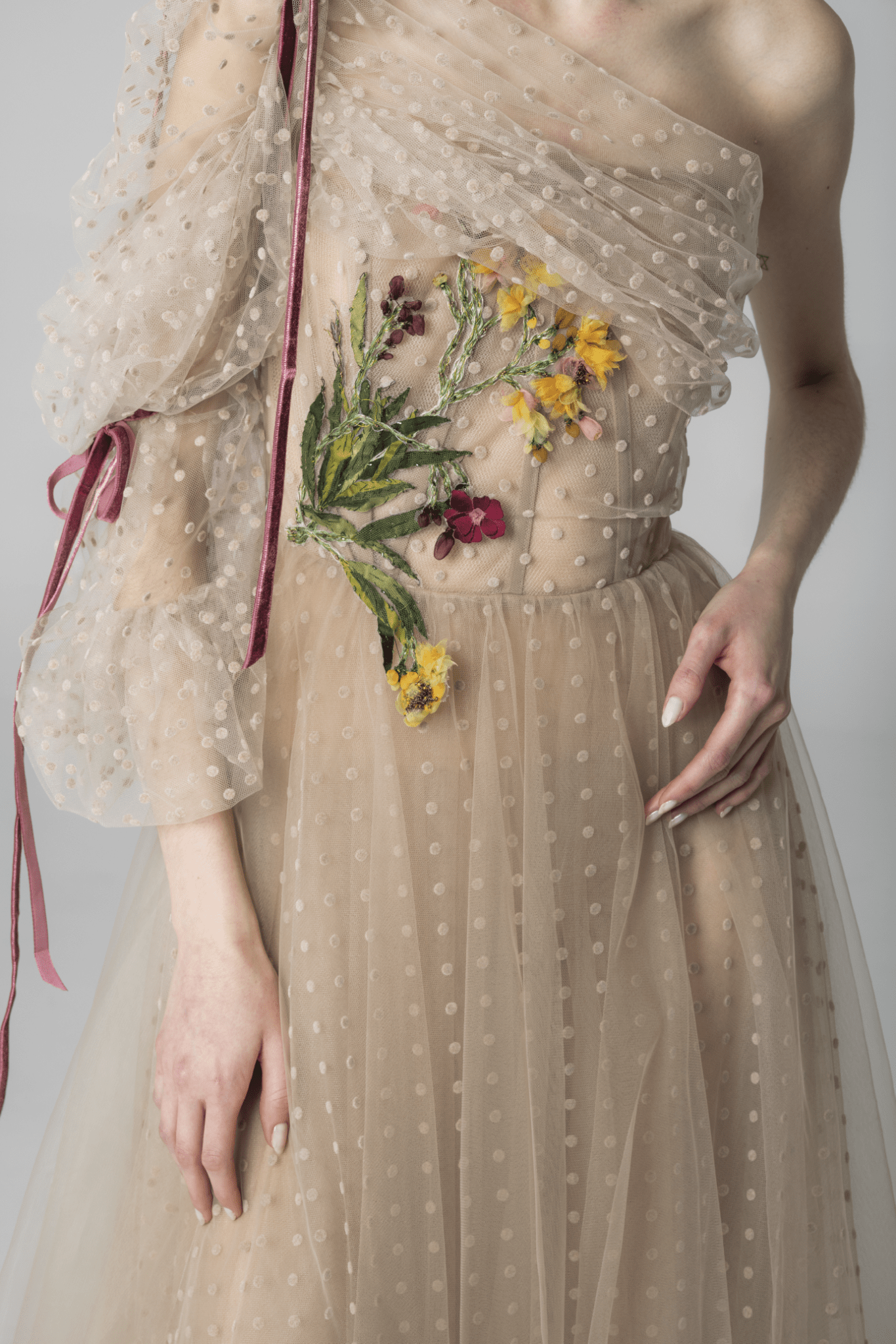 Patagonia Dress - ALBOUSHIYA - district 5 - dubai - riyadh - abaya - dresses - designers - evening wear - luxury - elegance - craftsmanship - gowns - cocktail dresses - collections - georges