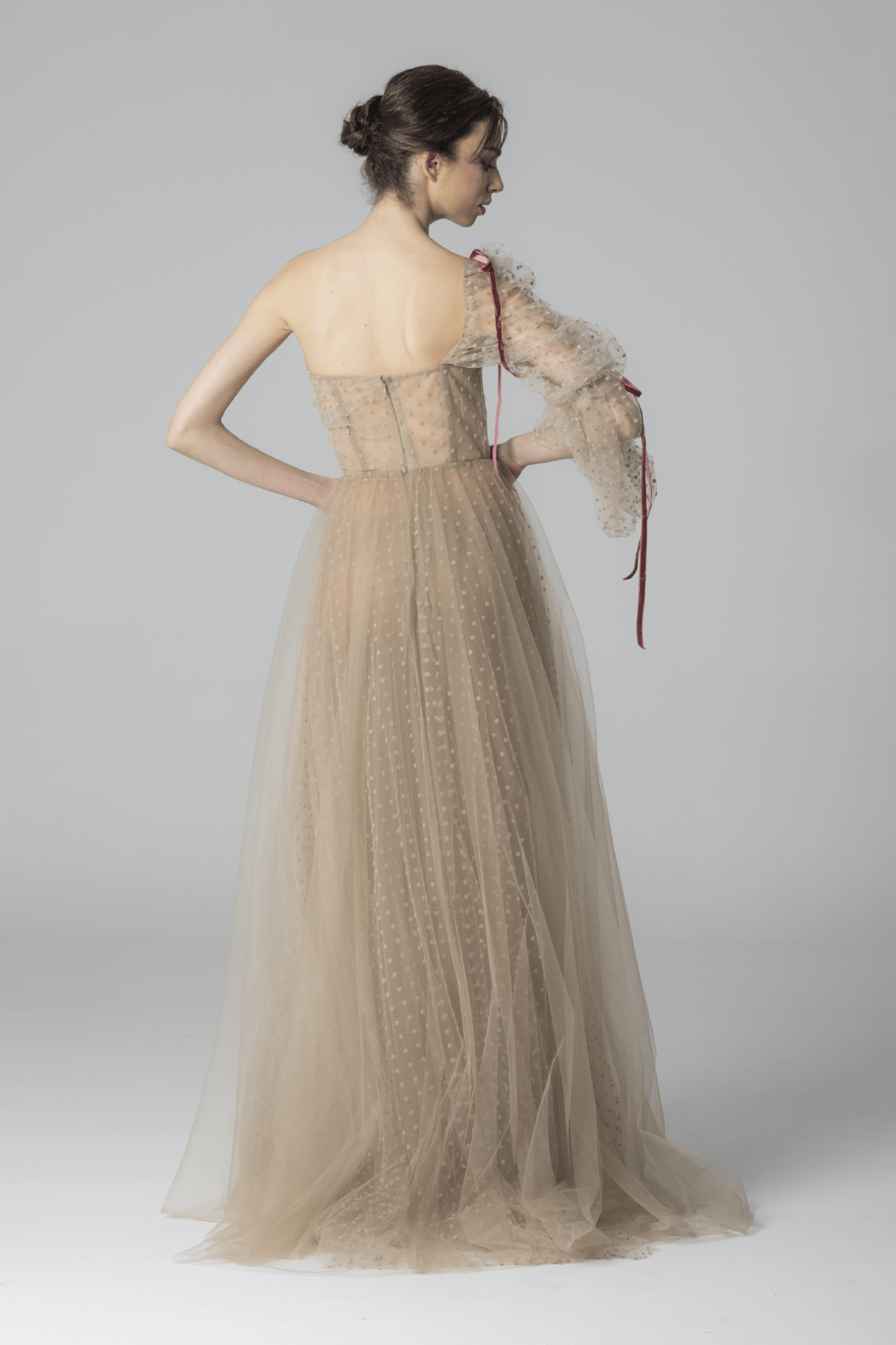 Patagonia Dress - ALBOUSHIYA - district 5 - dubai - riyadh - abaya - dresses - designers - evening wear - luxury - elegance - craftsmanship - gowns - cocktail dresses - collections - georges