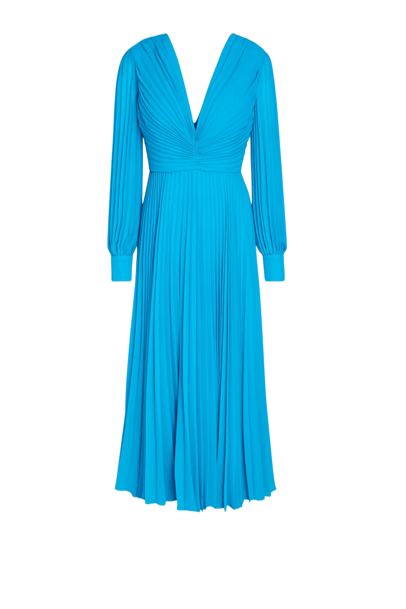 Pleated Midi Dress - ALBOUSHIYA - district 5 - dubai - riyadh - abaya - dresses - designers - evening wear - luxury - elegance - craftsmanship - gowns - cocktail dresses - collections - georges