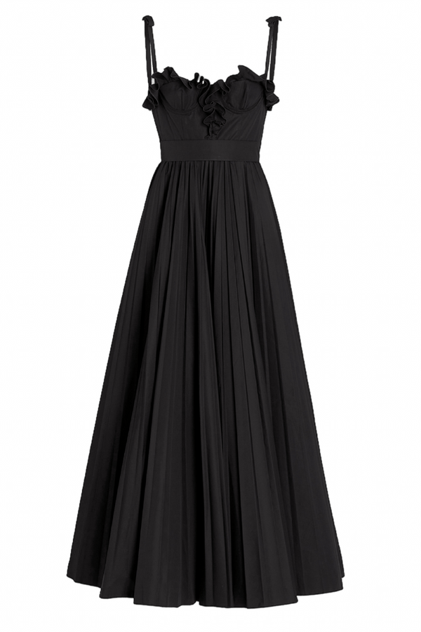 Popeline Dress - ALBOUSHIYA - district 5 - dubai - riyadh - abaya - dresses - designers - evening wear - luxury - elegance - craftsmanship - gowns - cocktail dresses - collections - georges