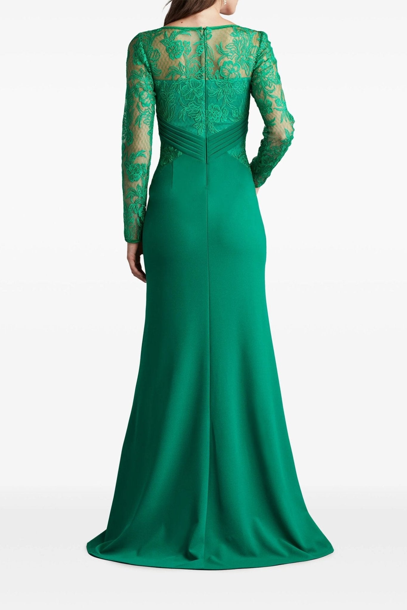 Ravina Embroidered Illusion Gown - ALBOUSHIYA - district 5 - dubai - riyadh - abaya - dresses - designers - evening wear - luxury - elegance - craftsmanship - gowns - cocktail dresses - collections - georges