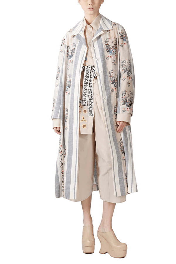 Rayshon Coat - ALBOUSHIYA - district 5 - dubai - riyadh - abaya - dresses - designers - evening wear - luxury - elegance - craftsmanship - gowns - cocktail dresses - collections - georges