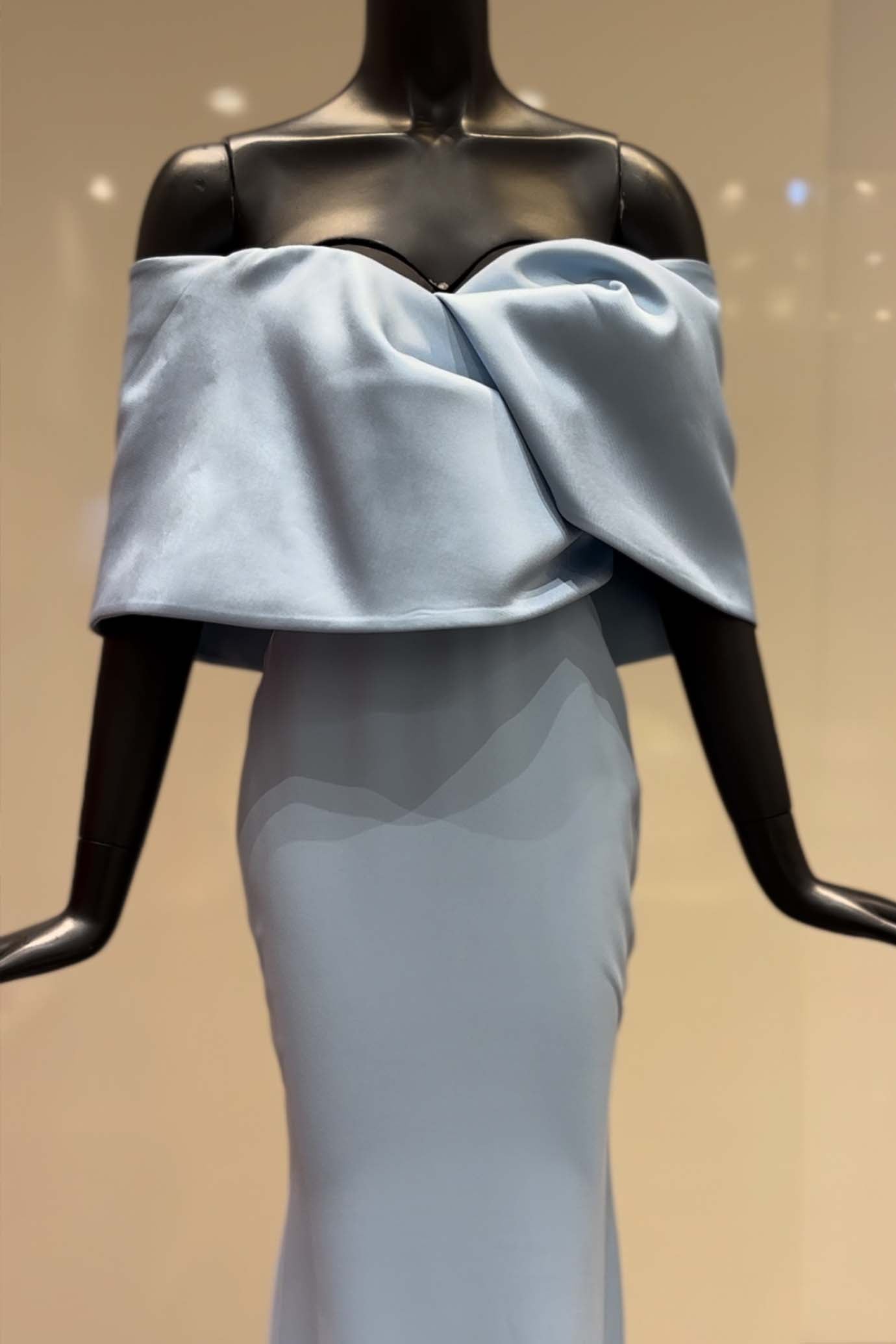 Ayla Mikado and Crepe Dress