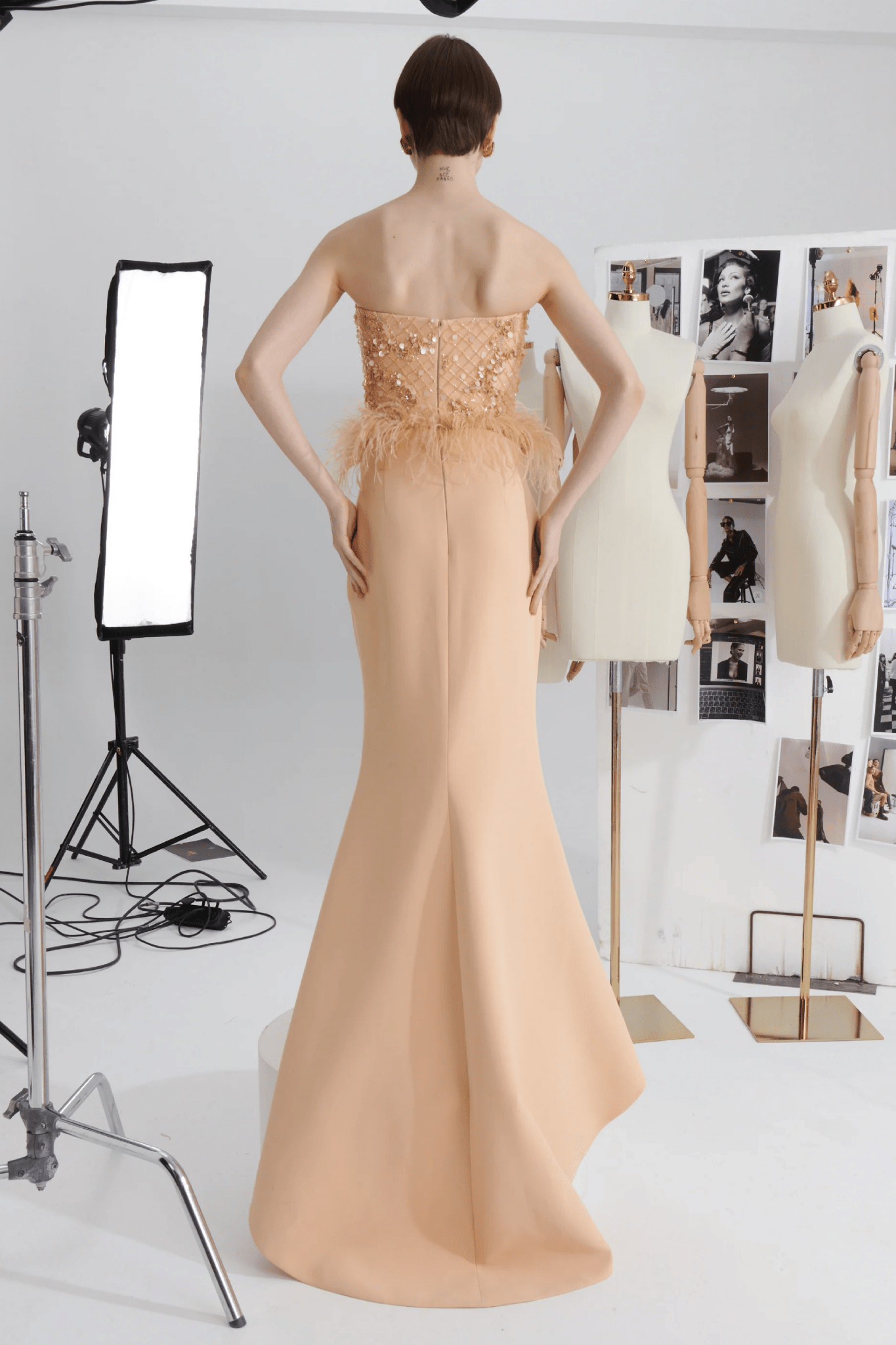 Riko Dress - ALBOUSHIYA - district 5 - dubai - riyadh - abaya - dresses - designers - evening wear - luxury - elegance - craftsmanship - gowns - cocktail dresses - collections - georges