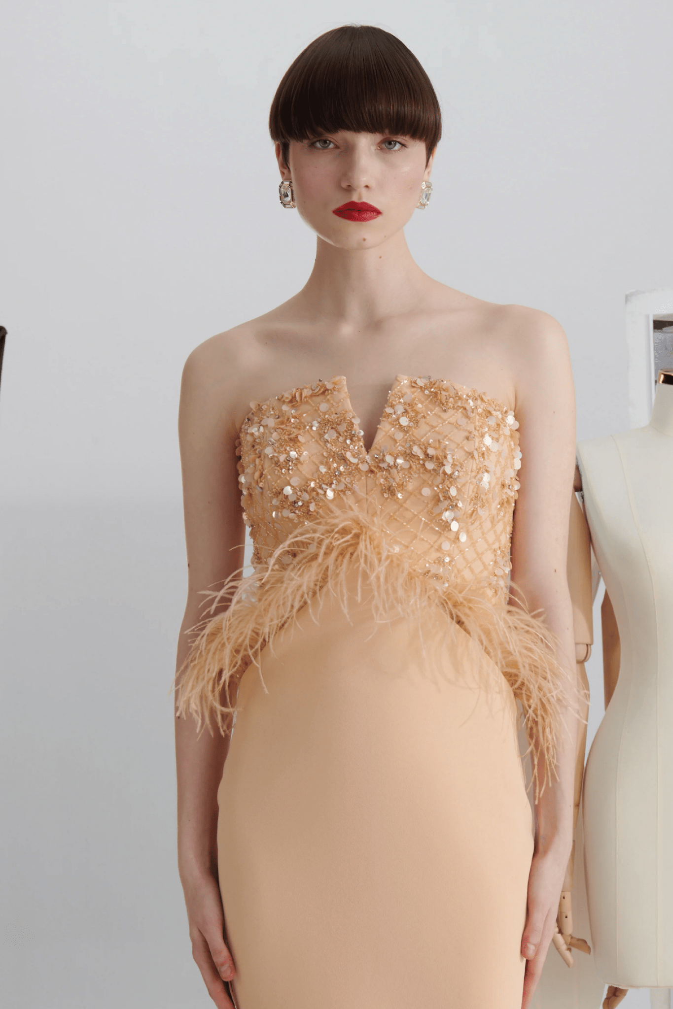 Riko Dress - ALBOUSHIYA - district 5 - dubai - riyadh - abaya - dresses - designers - evening wear - luxury - elegance - craftsmanship - gowns - cocktail dresses - collections - georges