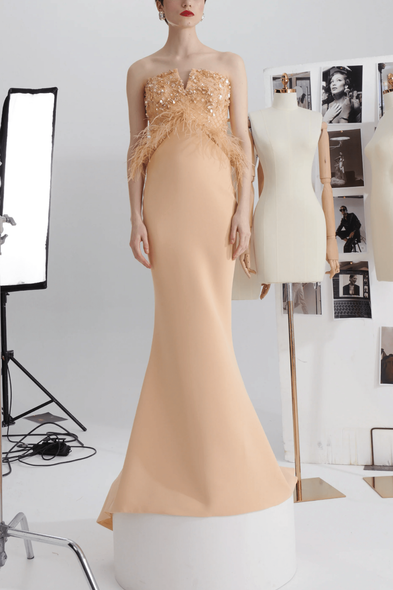 Riko Dress - ALBOUSHIYA - district 5 - dubai - riyadh - abaya - dresses - designers - evening wear - luxury - elegance - craftsmanship - gowns - cocktail dresses - collections - georges