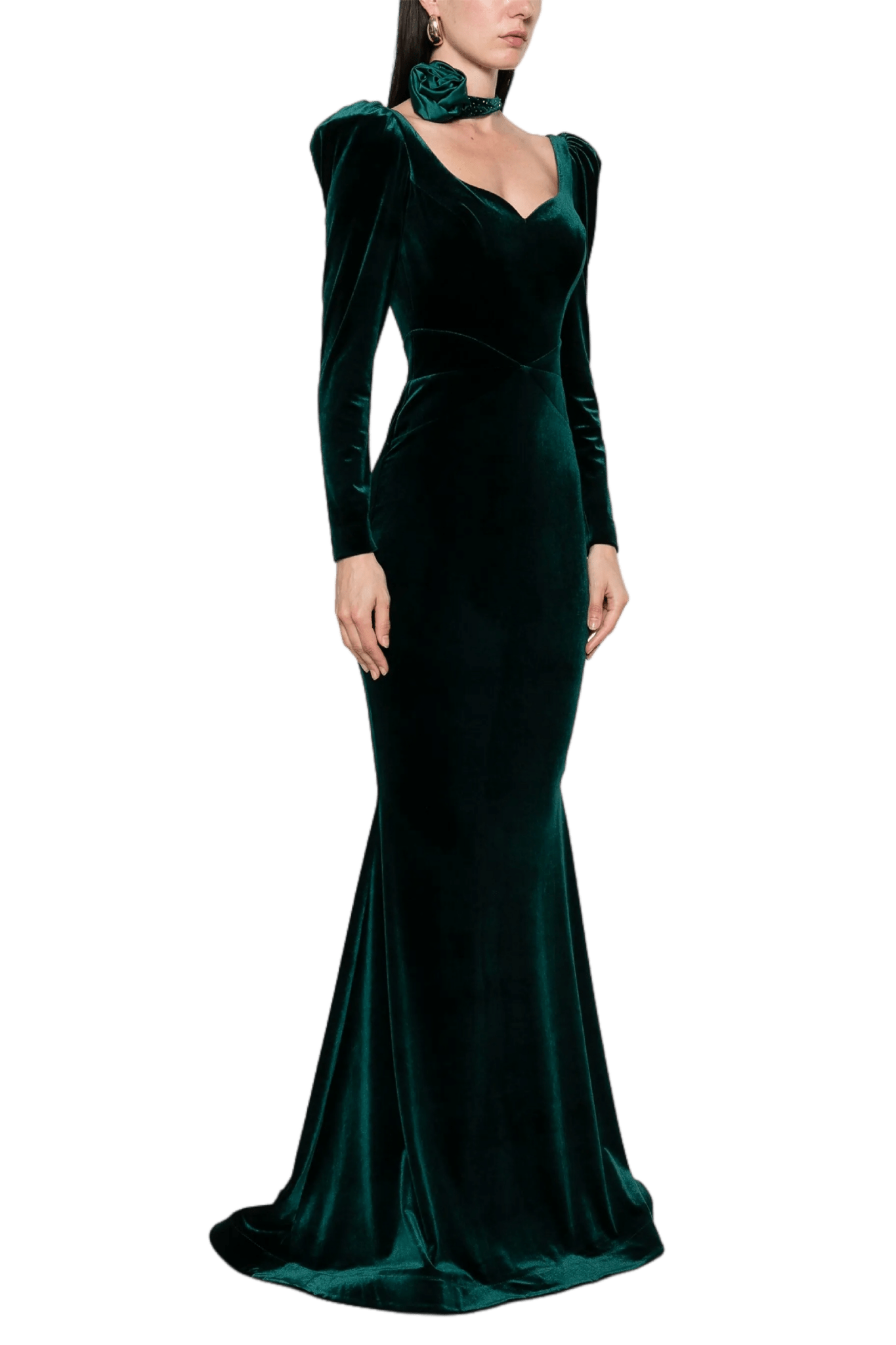 Rosalinda Gown - ALBOUSHIYA - district 5 - dubai - riyadh - abaya - dresses - designers - evening wear - luxury - elegance - craftsmanship - gowns - cocktail dresses - collections - georges