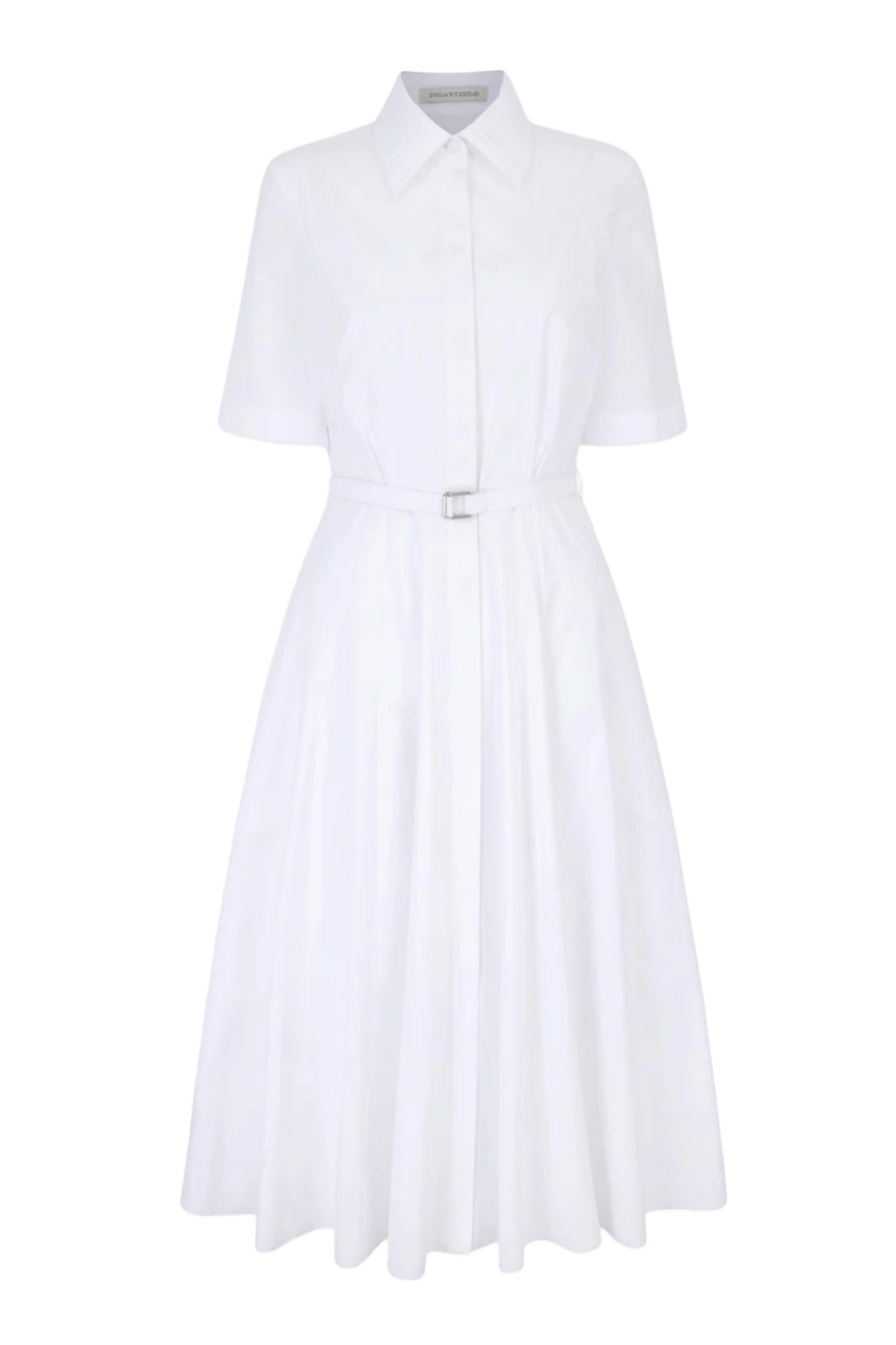 Rubie Dress in White Cotton - ALBOUSHIYA - district 5 - dubai - riyadh - abaya - dresses - designers - evening wear - luxury - elegance - craftsmanship - gowns - cocktail dresses - collections - georges