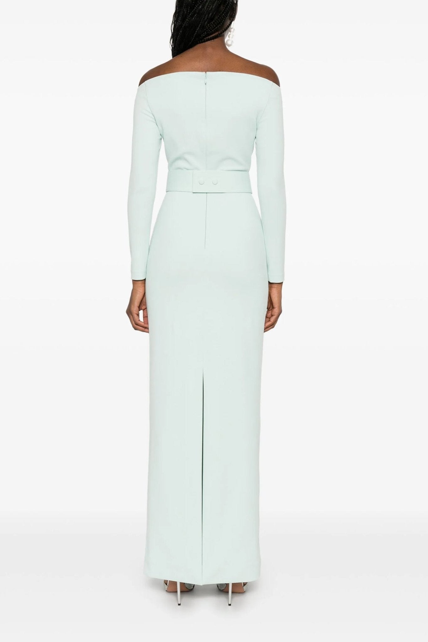Sabina Maxi Dress - ALBOUSHIYA - district 5 - dubai - riyadh - abaya - dresses - designers - evening wear - luxury - elegance - craftsmanship - gowns - cocktail dresses - collections - georges