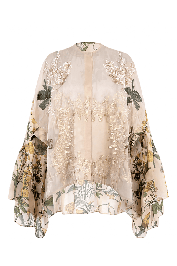 Saru Blouse - ALBOUSHIYA - district 5 - dubai - riyadh - abaya - dresses - designers - evening wear - luxury - elegance - craftsmanship - gowns - cocktail dresses - collections - georges