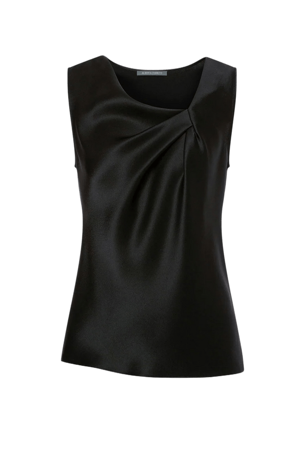 Satin Top - ALBOUSHIYA - district 5 - dubai - riyadh - abaya - dresses - designers - evening wear - luxury - elegance - craftsmanship - gowns - cocktail dresses - collections - georges