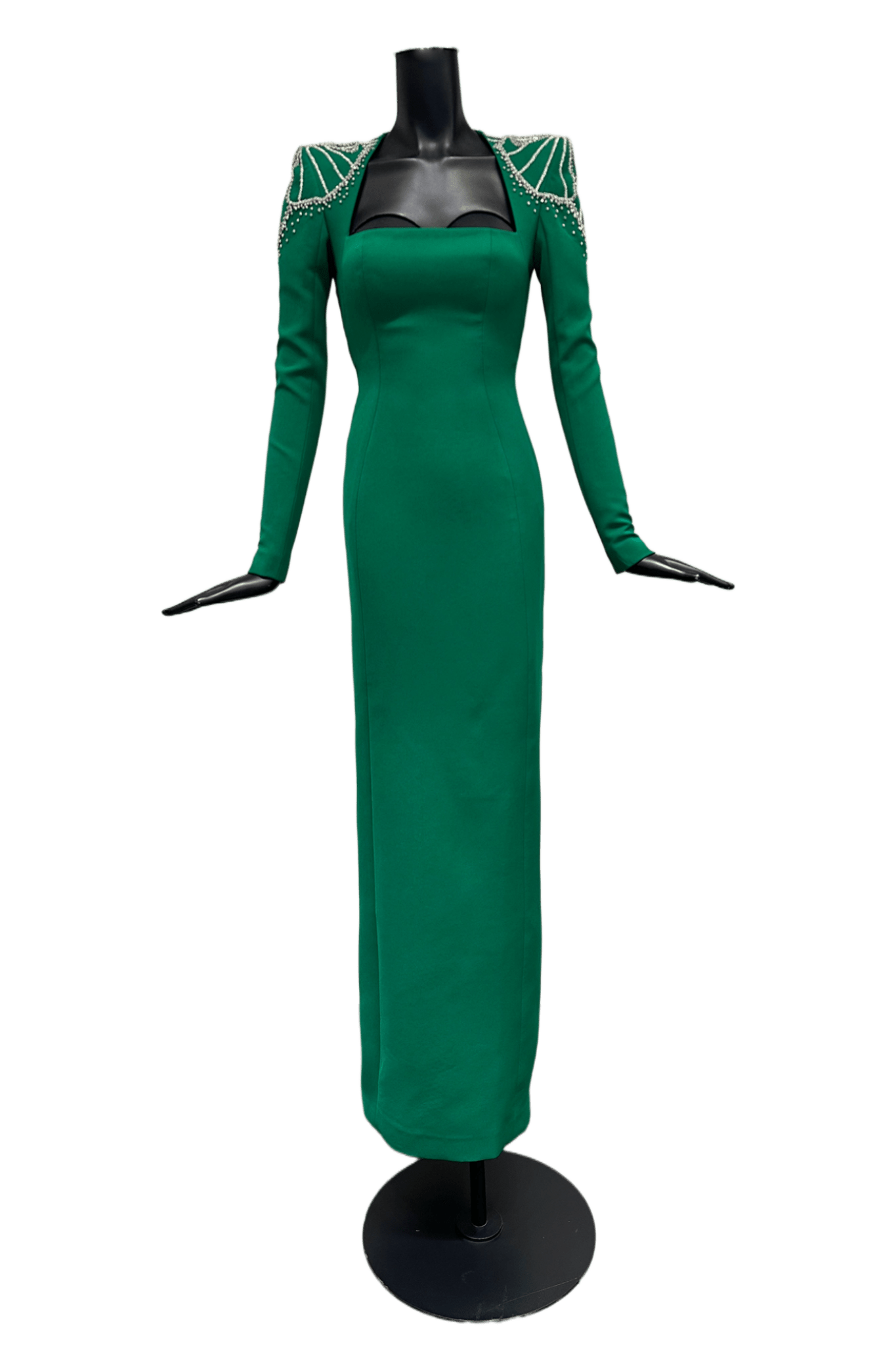 Scarlet Majesty Gown - ALBOUSHIYA - district 5 - dubai - riyadh - abaya - dresses - designers - evening wear - luxury - elegance - craftsmanship - gowns - cocktail dresses - collections - georges