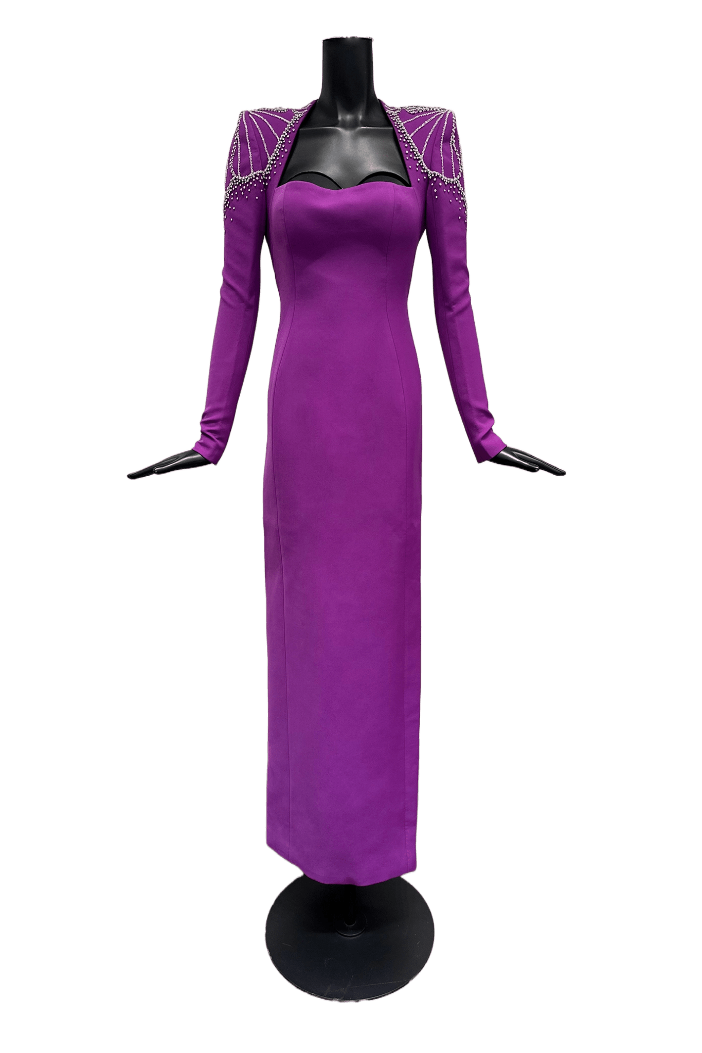 Scarlet Majesty Gown - ALBOUSHIYA - district 5 - dubai - riyadh - abaya - dresses - designers - evening wear - luxury - elegance - craftsmanship - gowns - cocktail dresses - collections - georges