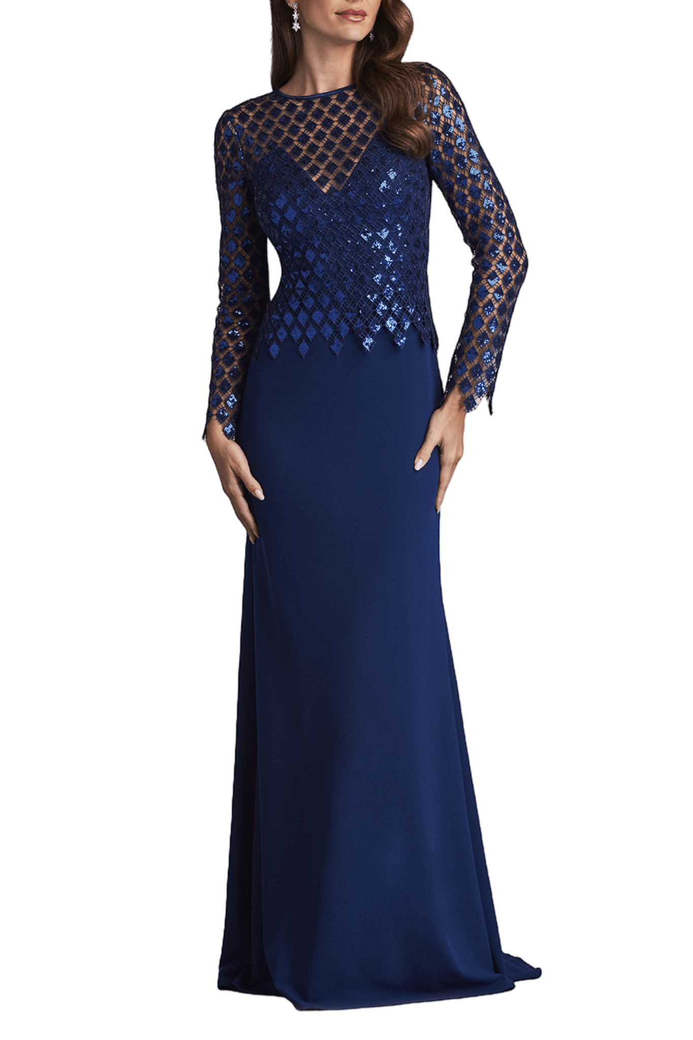 Sequin Illusion Gown - ALBOUSHIYA - district 5 - dubai - riyadh - abaya - dresses - designers - evening wear - luxury - elegance - craftsmanship - gowns - cocktail dresses - collections - georges