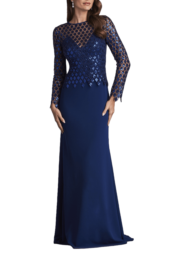 Sequin Illusion Gown - ALBOUSHIYA - district 5 - dubai - riyadh - abaya - dresses - designers - evening wear - luxury - elegance - craftsmanship - gowns - cocktail dresses - collections - georges