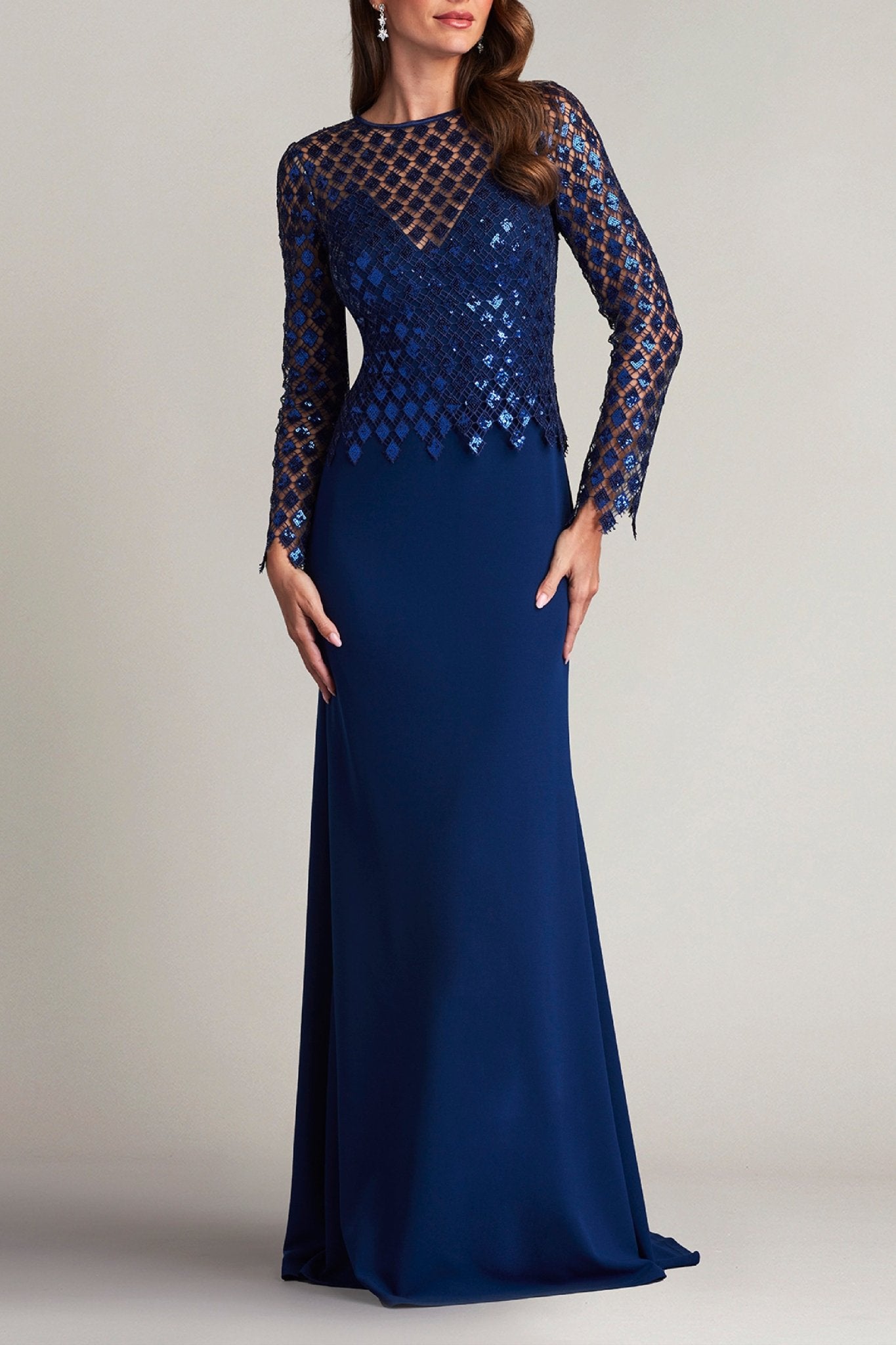 Sequin Illusion Gown - ALBOUSHIYA - district 5 - dubai - riyadh - abaya - dresses - designers - evening wear - luxury - elegance - craftsmanship - gowns - cocktail dresses - collections - georges