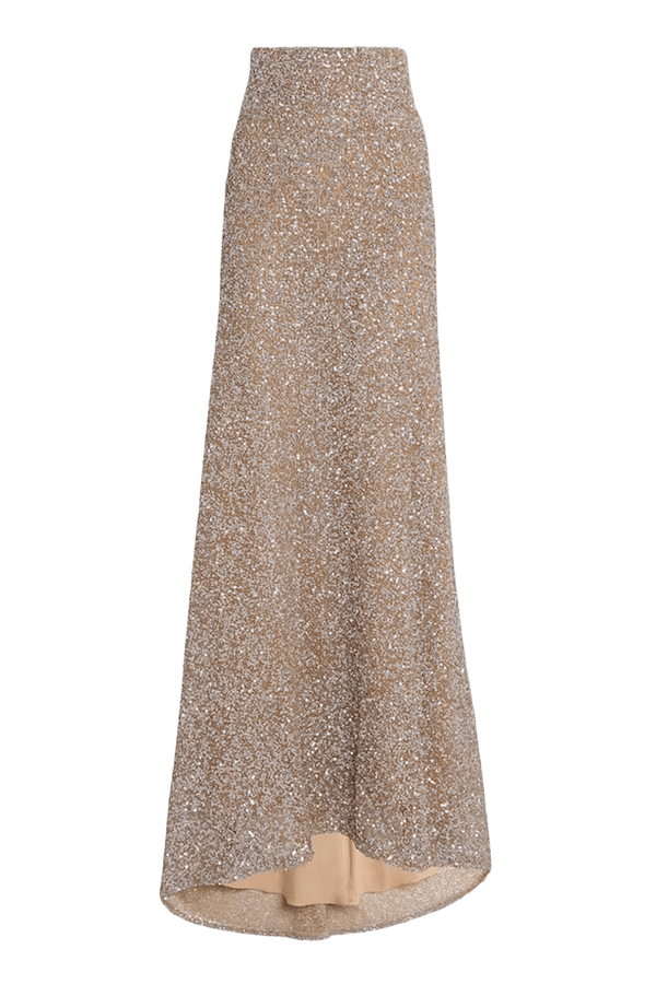 Sequinned Ella Maxi Skirt - ALBOUSHIYA - district 5 - dubai - riyadh - abaya - dresses - designers - evening wear - luxury - elegance - craftsmanship - gowns - cocktail dresses - collections - georges