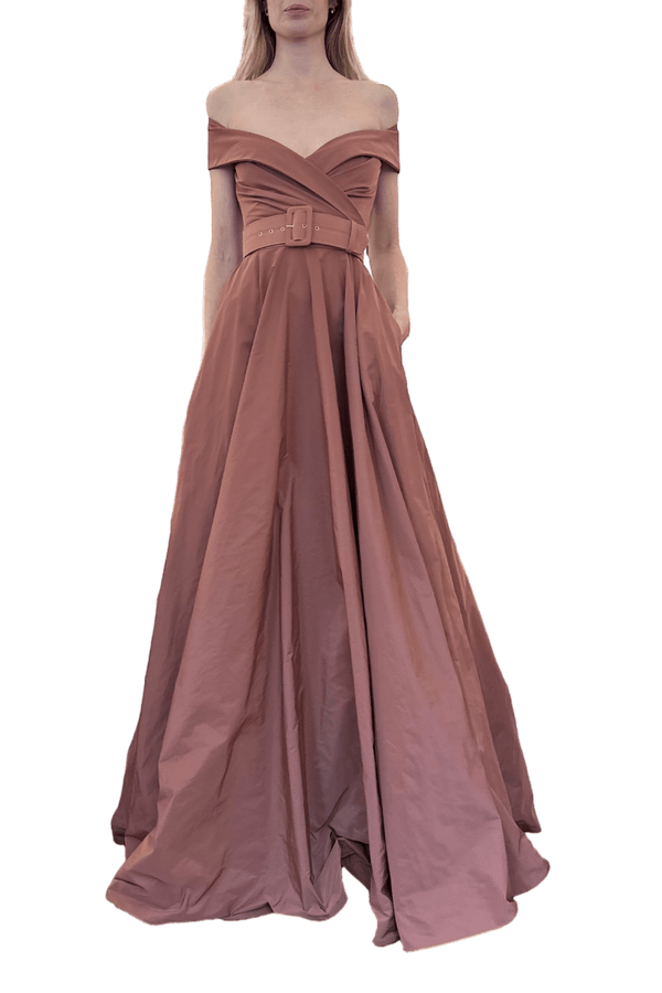 Sienna Dress - ALBOUSHIYA - district 5 - dubai - riyadh - abaya - dresses - designers - evening wear - luxury - elegance - craftsmanship - gowns - cocktail dresses - collections - georges