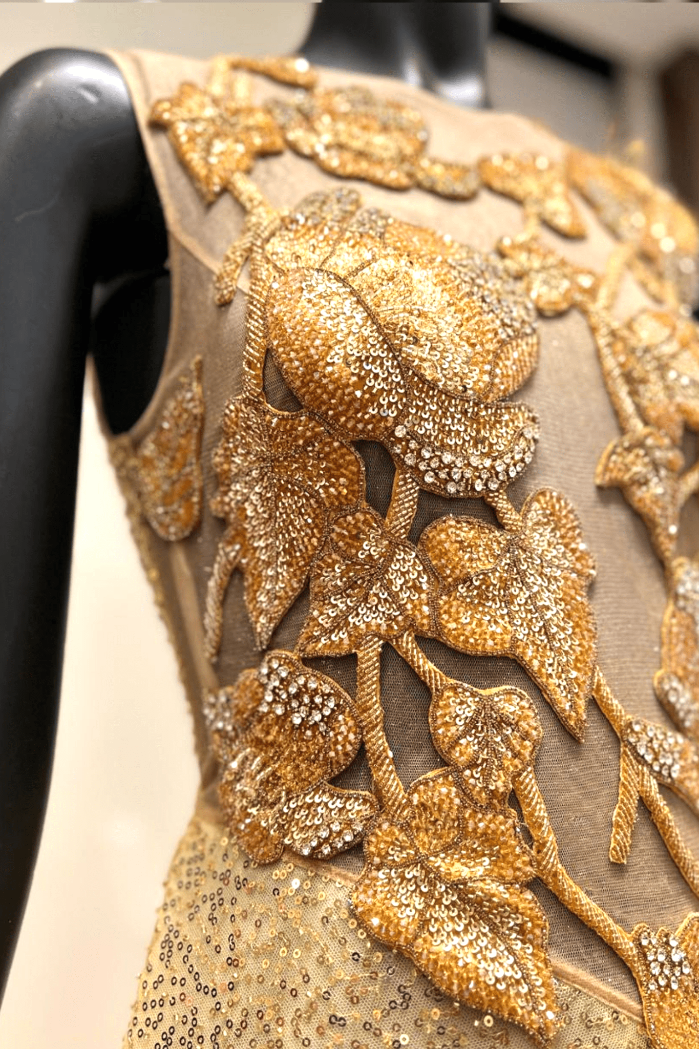 Sleeveless A Line Ball Gown - ALBOUSHIYA - district 5 - dubai - riyadh - abaya - dresses - designers - evening wear - luxury - elegance - craftsmanship - gowns - cocktail dresses - collections - georges
