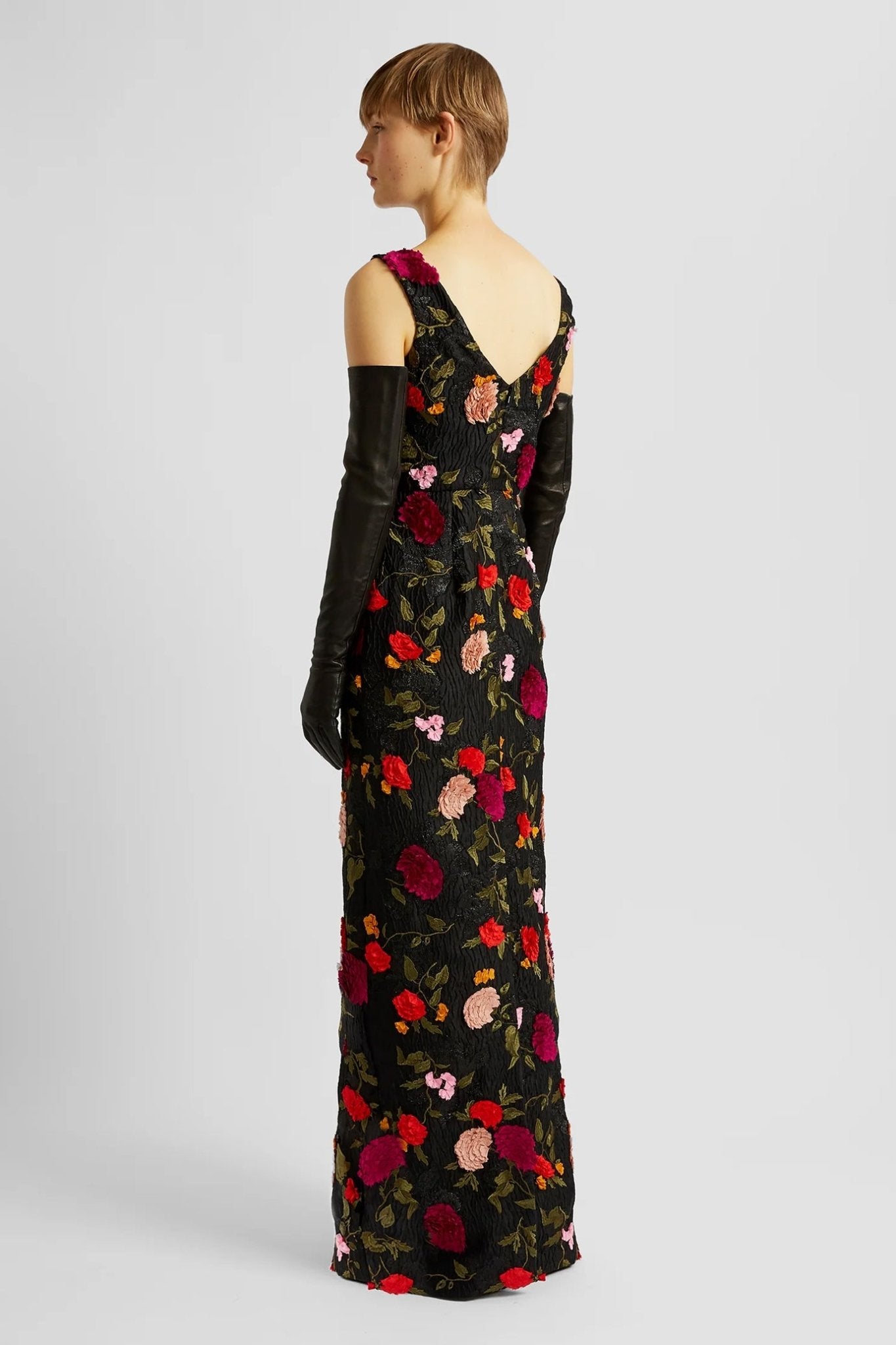 Sleeveless Aline Gown - ALBOUSHIYA - district 5 - dubai - riyadh - abaya - dresses - designers - evening wear - luxury - elegance - craftsmanship - gowns - cocktail dresses - collections - georges
