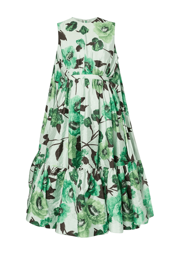 Sleeveless Dress With Cape Detail - ALBOUSHIYA - district 5 - dubai - riyadh - abaya - dresses - designers - evening wear - luxury - elegance - craftsmanship - gowns - cocktail dresses - collections - georges