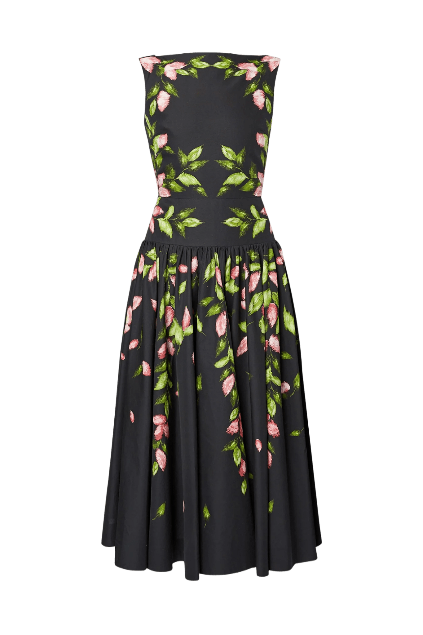 Sleeveless Midi Dress - ALBOUSHIYA - district 5 - dubai - riyadh - abaya - dresses - designers - evening wear - luxury - elegance - craftsmanship - gowns - cocktail dresses - collections - georges
