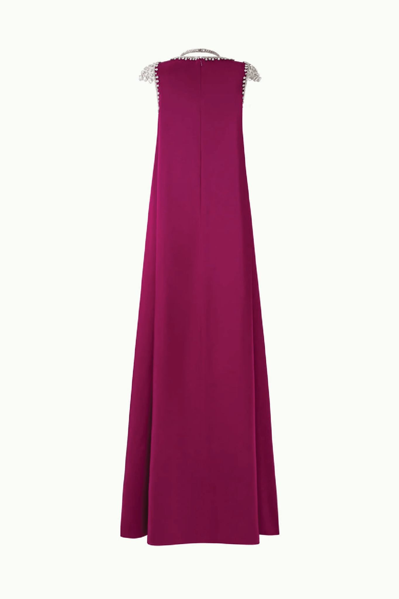 Sleeveless V - Neck Straight Dress - ALBOUSHIYA - district 5 - dubai - riyadh - abaya - dresses - designers - evening wear - luxury - elegance - craftsmanship - gowns - cocktail dresses - collections - georges
