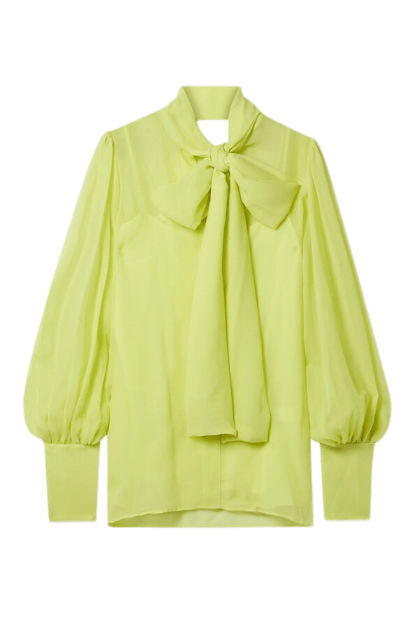Sloane Silk - chiffon Blouse - ALBOUSHIYA - district 5 - dubai - riyadh - abaya - dresses - designers - evening wear - luxury - elegance - craftsmanship - gowns - cocktail dresses - collections - georges