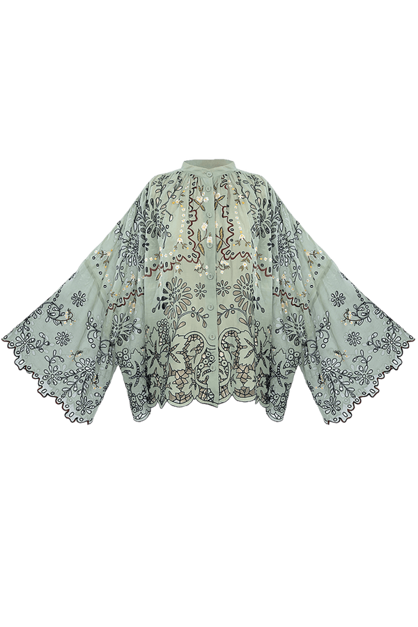 Somya Blouse - ALBOUSHIYA - district 5 - dubai - riyadh - abaya - dresses - designers - evening wear - luxury - elegance - craftsmanship - gowns - cocktail dresses - collections - georges