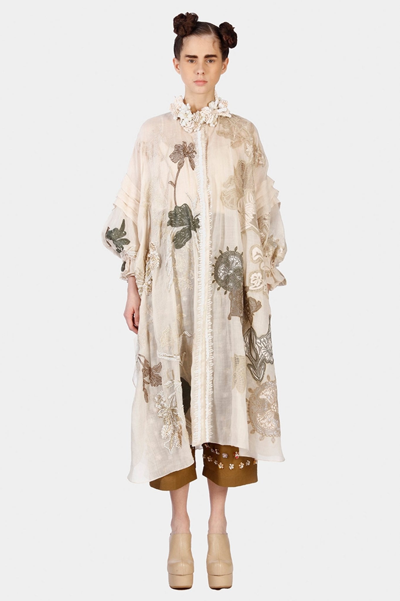Sore Long Shirt - ALBOUSHIYA - district 5 - dubai - riyadh - abaya - dresses - designers - evening wear - luxury - elegance - craftsmanship - gowns - cocktail dresses - collections - georges
