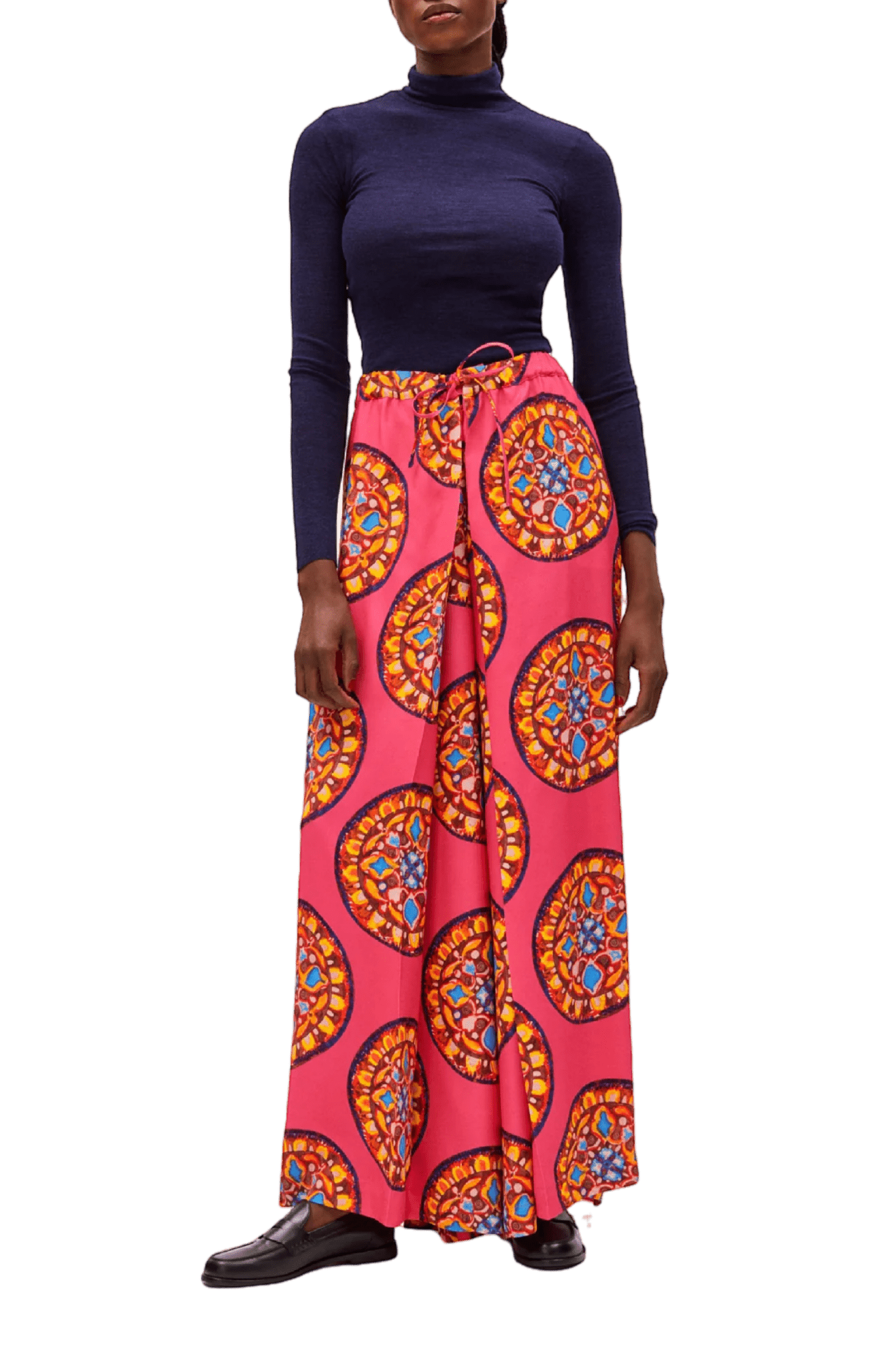 Split Skirt Loulou in Rose Anthos - ALBOUSHIYA - district 5 - dubai - riyadh - abaya - dresses - designers - evening wear - luxury - elegance - craftsmanship - gowns - cocktail dresses - collections - georges